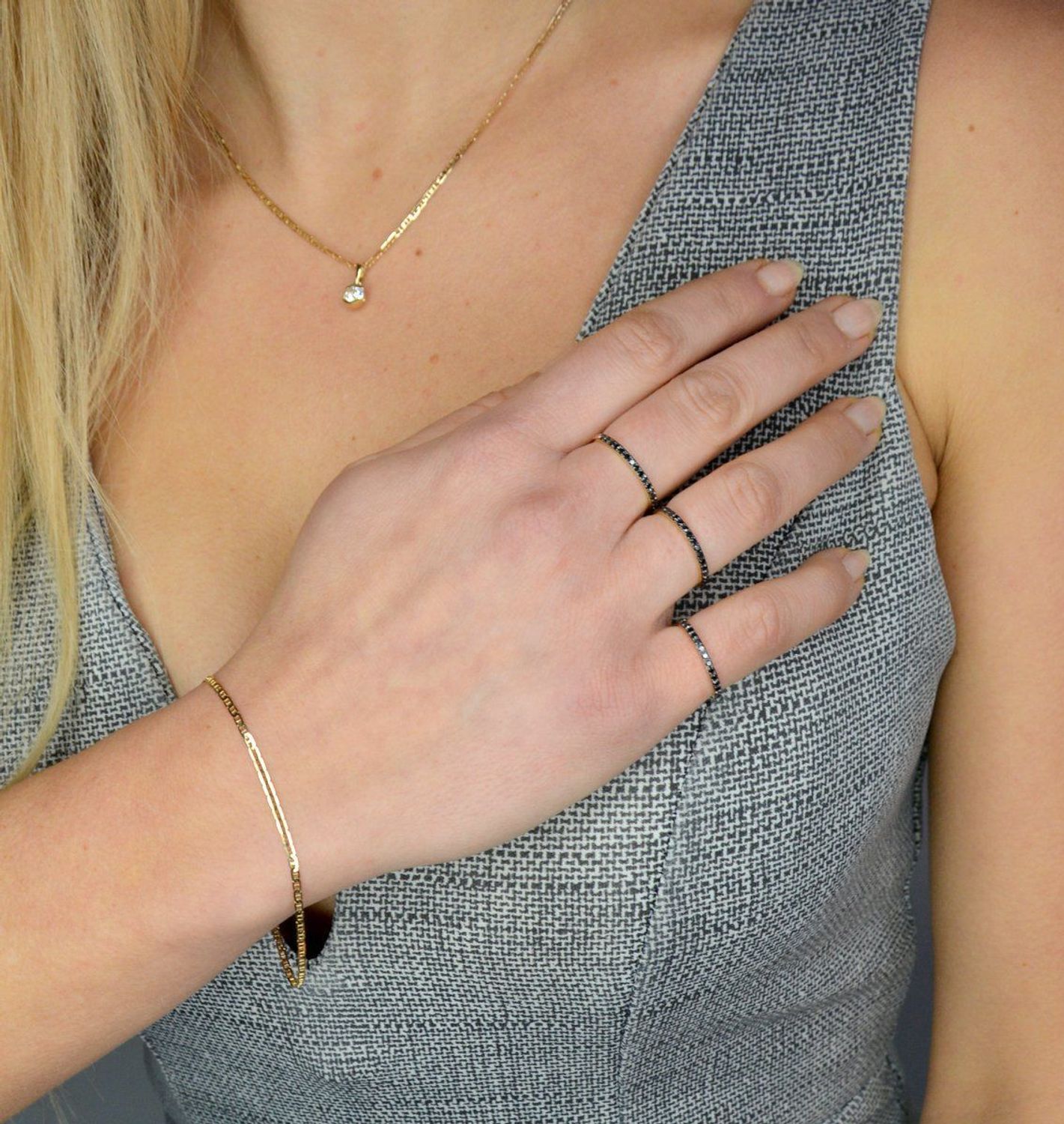 Pierścionek złoty DIAMENT obrączka z czarnymi diamentami0,21ct17 R47765Y.jpg